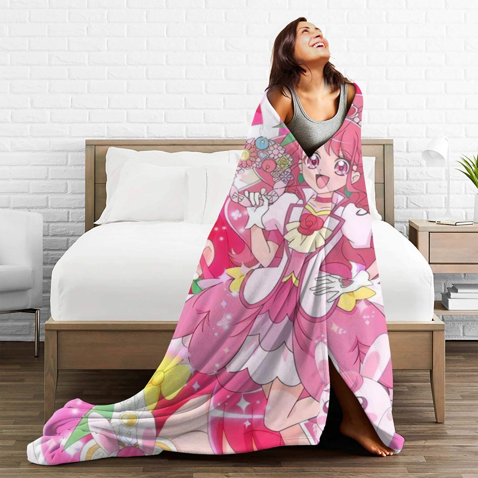 Amazon｜写真 プリキュア (5) ブランケット 昼寝ブランケット